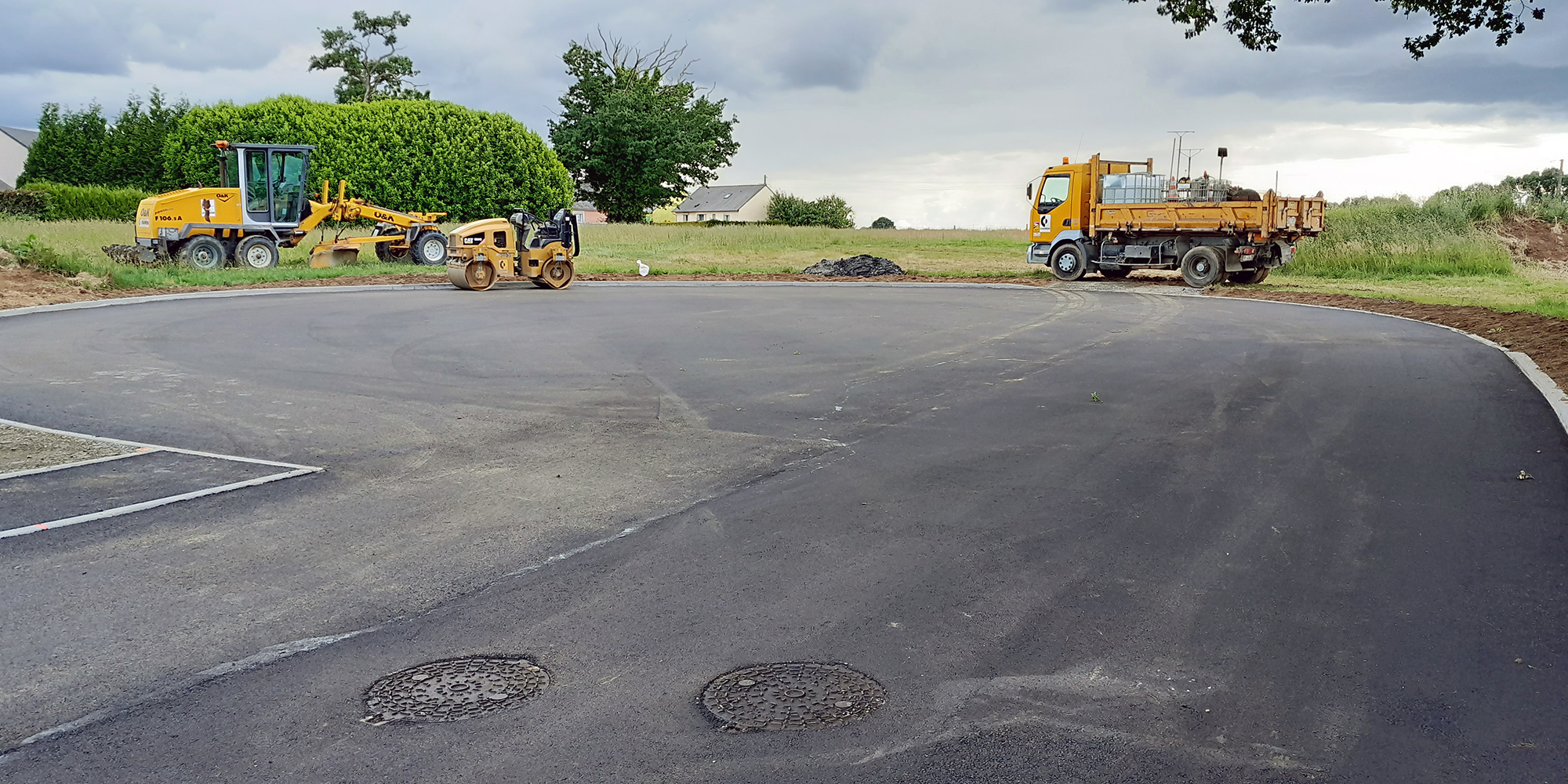 CHAPRON Travaux Publics : pose d'enrobés